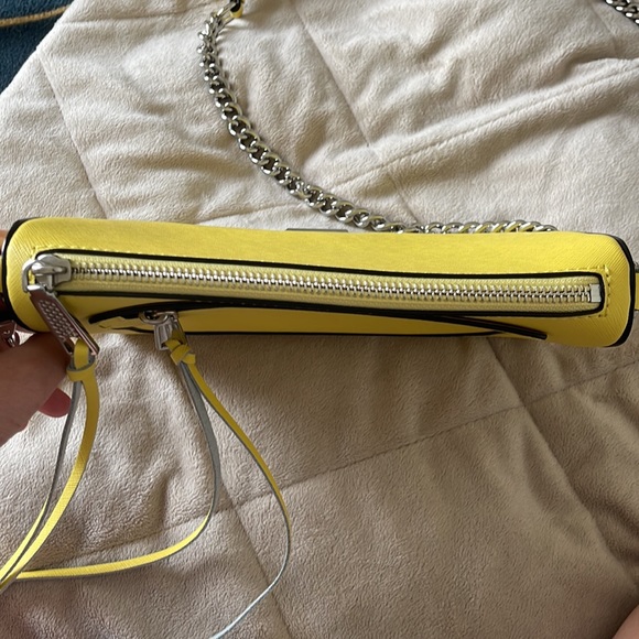 Rebecca Minkoff Avery Leather Crossbody in Capri Yellow - Picture 11 of 11